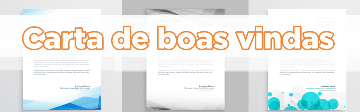 Carta de boas vindas